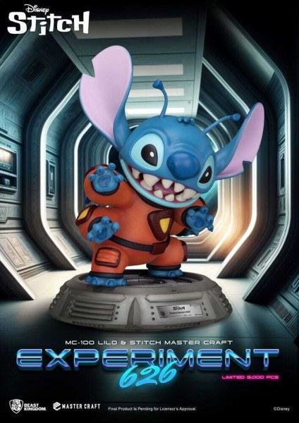 Estatuilla de Lilo y Stitch Master Craft Experiment 626 39 cm - Disney Mastercraft