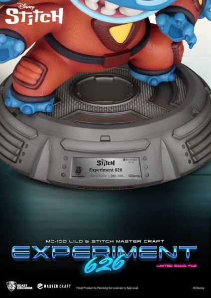 Estatuilla de Lilo y Stitch Master Craft Experiment 626 39 cm - Disney Mastercraft
