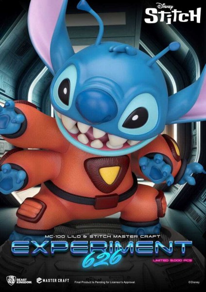 Estatuilla de Lilo y Stitch Master Craft Experiment 626 39 cm - Disney Mastercraft