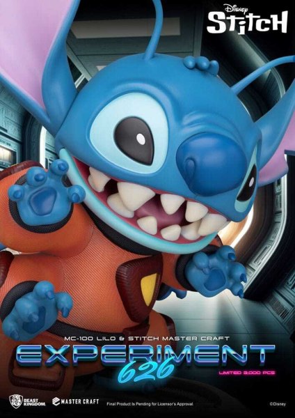 Estatuilla de Lilo y Stitch Master Craft Experiment 626 39 cm - Disney Mastercraft