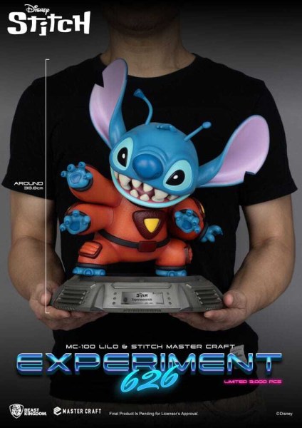 Estatuilla de Lilo y Stitch Master Craft Experiment 626 39 cm - Disney Mastercraft