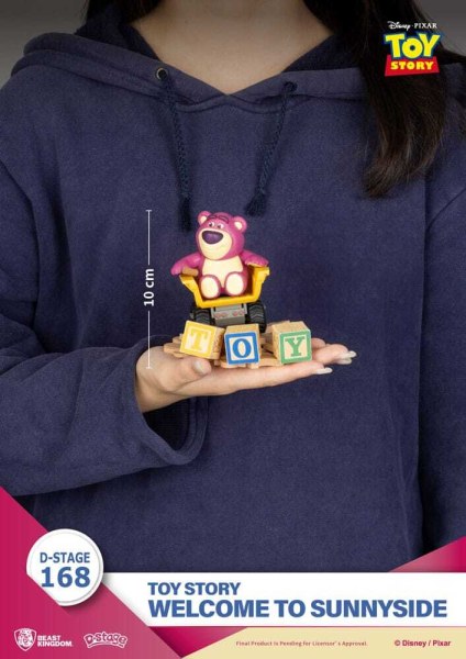 Diorama de Toy Story PVC D-Stage Bienvenido a Sunnyside 14 cm