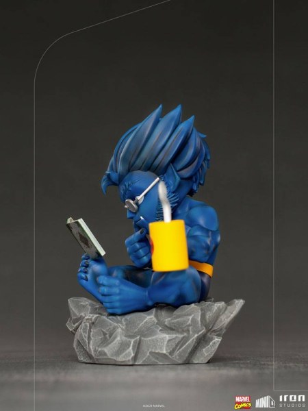 Figura de PVC de lujo de Marvel Comics Mini Co. Bestia (X-Men) de 14 cm
