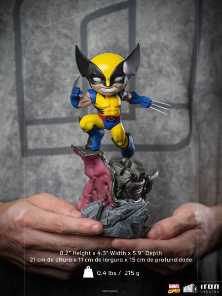 Figura de PVC de lujo de Lobezno ( X-Men ) de Marvel Comics Mini Co. de 21 cm
