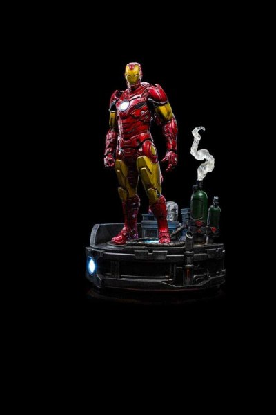Estatuilla Marvel 1 Deluxe Art Scale Iron Man Unleashed 23 cm - 10 dañado