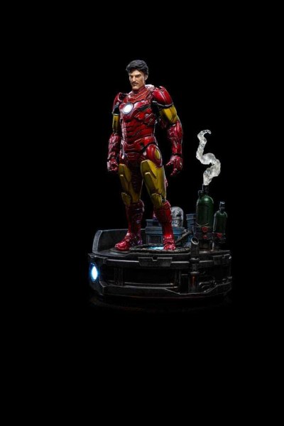 Estatuilla Marvel 1 Deluxe Art Scale Iron Man Unleashed 23 cm - 10 dañado