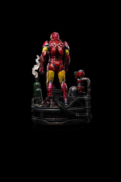 Estatuilla Marvel 1 Deluxe Art Scale Iron Man Unleashed 23 cm - 10 dañado