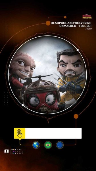 Figura de Deadpool y Wolverine Mini Co. PVC Deadpool y Wolverine set Unmasked 14 cm