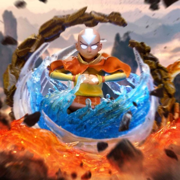Estatuilla de Avatar: La Leyenda de 10 1 Scale Aang 21 cm