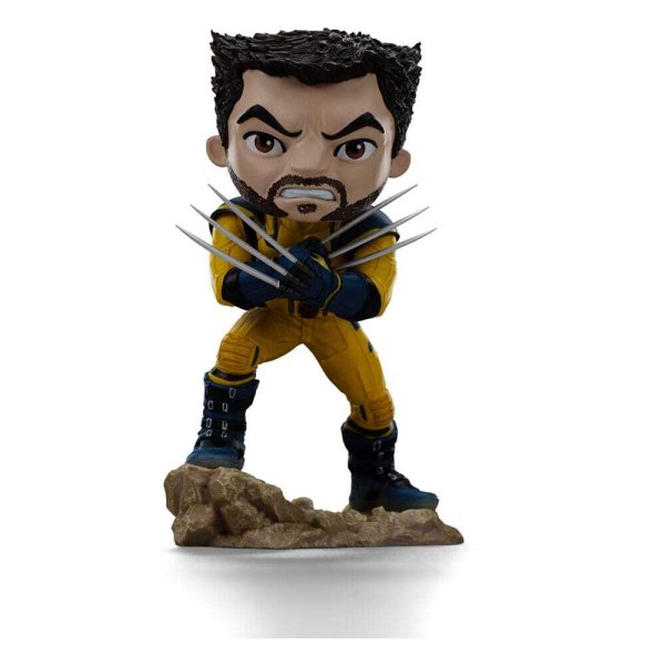 Figura PVC de Deadpool y Wolverine Mini Co. Wolverine Unmasked 14 cm