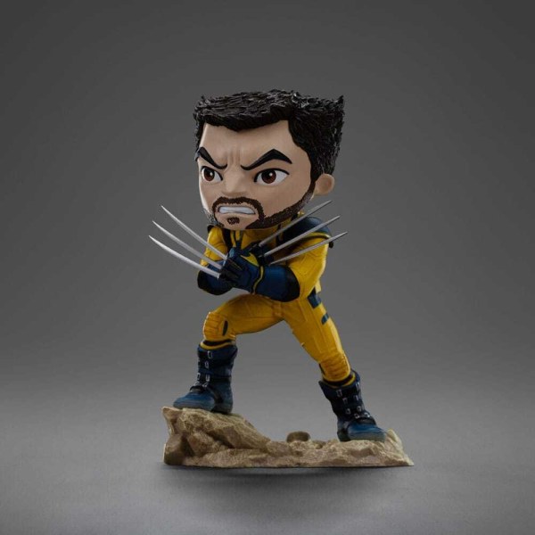 Figura PVC de Deadpool y Wolverine Mini Co. Wolverine Unmasked 14 cm