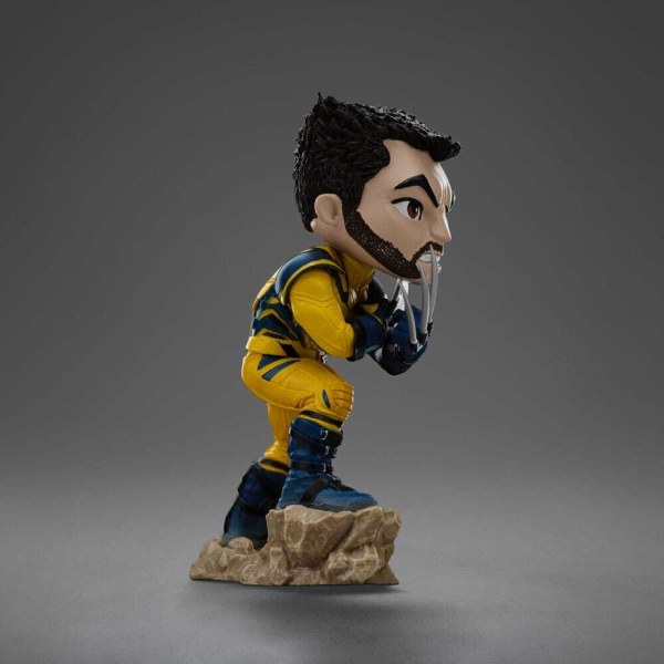 Figura PVC de Deadpool y Wolverine Mini Co. Wolverine Unmasked 14 cm