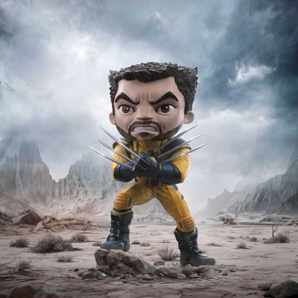 Figura PVC de Deadpool y Wolverine Mini Co. Wolverine Unmasked 14 cm