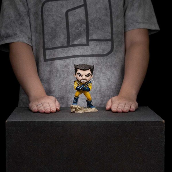 Figura PVC de Deadpool y Wolverine Mini Co. Wolverine Unmasked 14 cm
