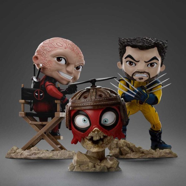 Figura PVC de Deadpool y Wolverine Mini Co. Wolverine Unmasked 14 cm