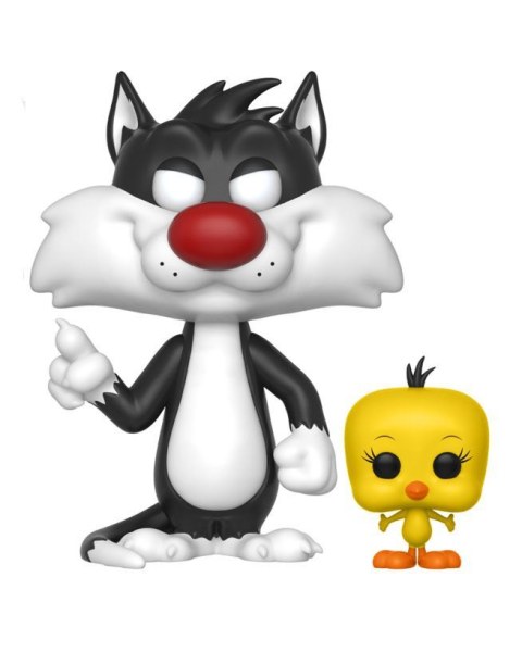 Looney Tunes POP! 309 Vinilo de Televisión Silvestre y Piolín 9 cm