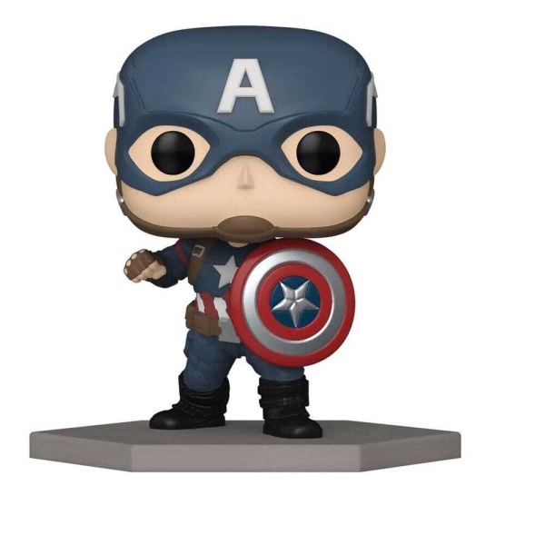 Figura de vinilo Marvel POP! 1200 Animation Capitán América Exclusiva 9 cm