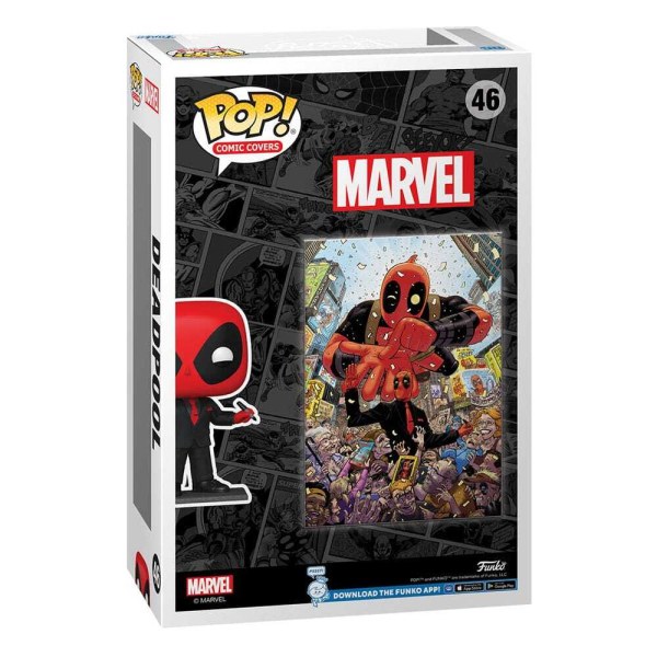 FUNKO POP! 46 Comic Cover Deadpool en Traje Negro - Marvel Deadpool (2025)