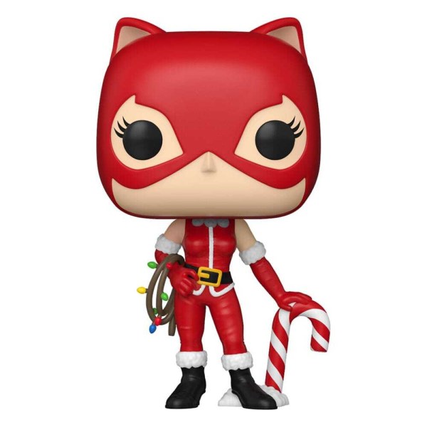 Figura de vinilo POP! 525 Heroes de DC Comics Holiday '24 - Catwoman 9 cm