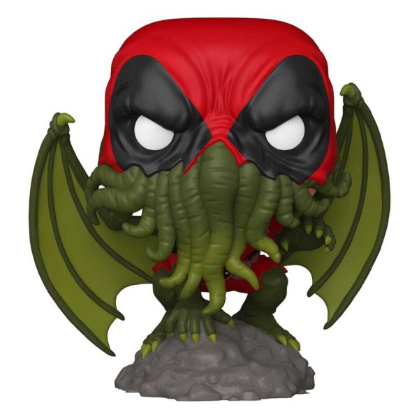 Figura de vinilo Marvel POP! 1491 Plus Deadpool como Cthulhu 9 cm