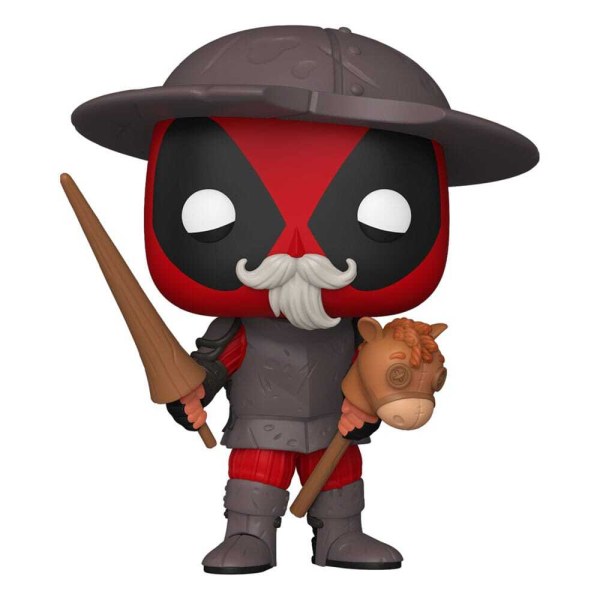 Figura de vinilo Marvel POP! 1492 Plus Deadpool como Don Quijote 9 cm