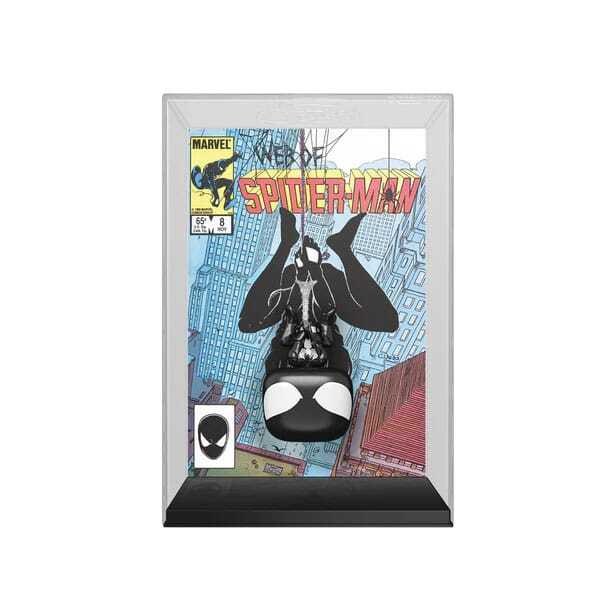 FUNKO POP! 71 Spider-Man traje negro - Marvel Web of Spider-Man #8