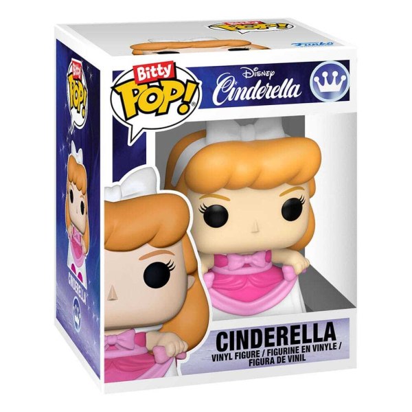 Expositor Disney Bitty POP! con 2 Figuras de vinilo del Castillo de Cenicienta