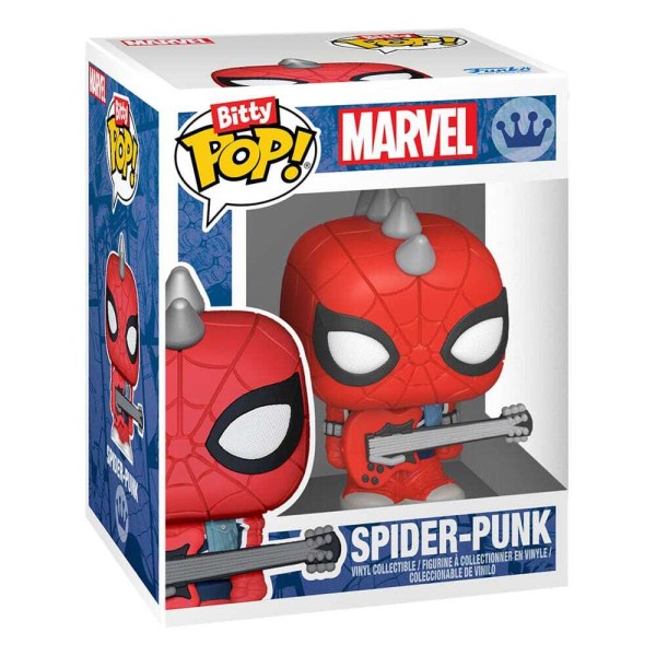 Expositor Marvel Bitty POP! con 2 Figuras de vinilo de Hombre Araña Web