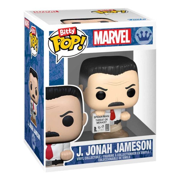 Pack de 4 figuras Bitty POP de Hombre Araña . Vinilo Serie 1 de 2 cm.