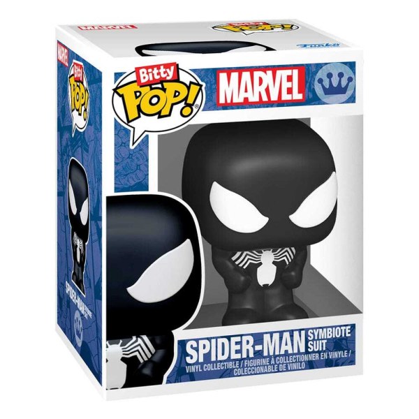 Pack de 4 figuras Bitty POP de Hombre Araña . Vinilo Serie 1 de 2 cm.