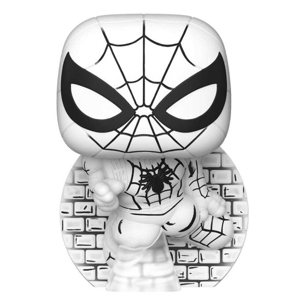 Pack de 4 figuras Bitty POP de Hombre Araña . Vinilo Serie 1 de 2 cm.