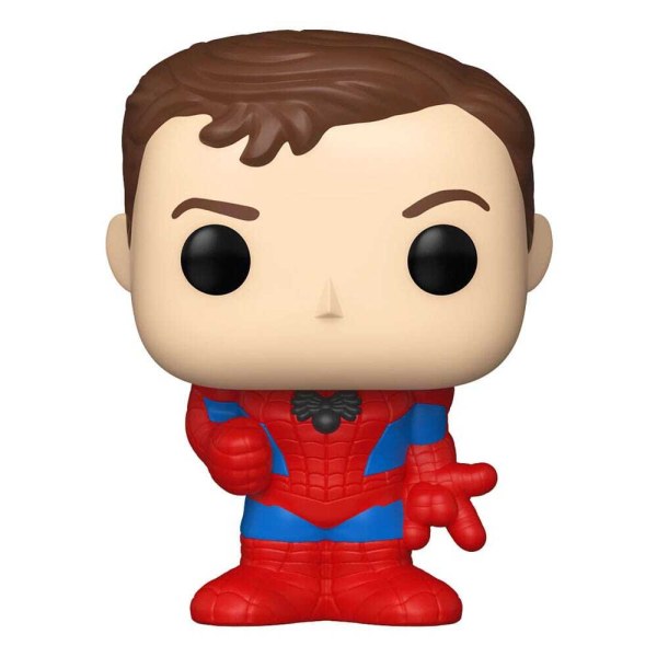 Pack de 4 figuras Bitty POP de Hombre Araña . Vinilo Serie 1 de 2 cm.