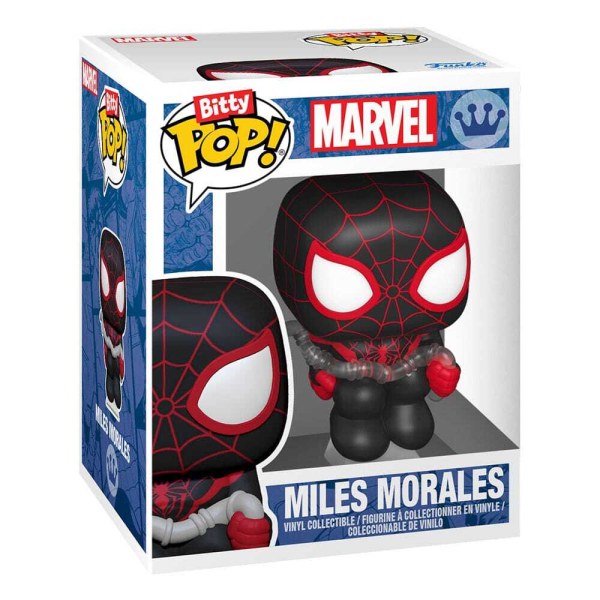Pack de 4 figuras Bitty POP de Hombre Araña . Vinilo Serie 2 de 2 cm.