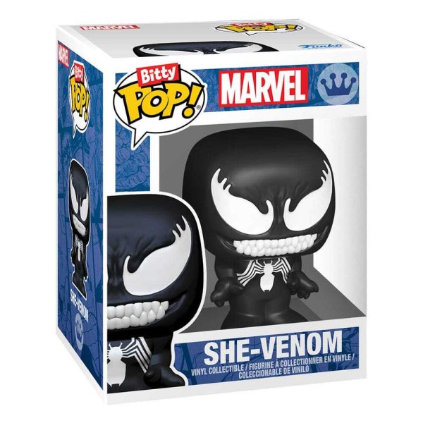 Pack de 4 figuras Bitty POP de Hombre Araña . Vinilo Serie 3 , 2 cm.