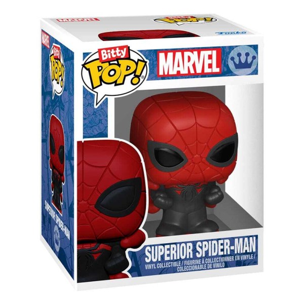 ¡Pack de 4 figuras Bitty POP de Hombre Araña ! Vinilo Serie 4 de 2 cm