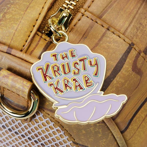 bolsos de hombro Krusty Krab del 25.º aniversario de Bob Esponja de Loungefly