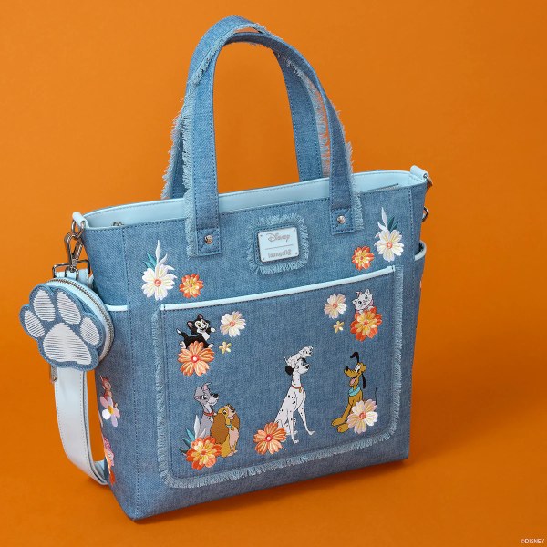 MOCHILAS CONVERTIBLE Y BOLSA TOTE CON MONEDERO PERROS Y GATOS - DISNEY LOUNGEFLY