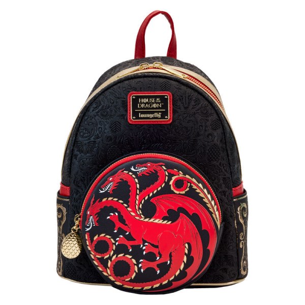 mochilas Loungefly Juego de Tronos Casa del Dragón Targaryen 26 cm