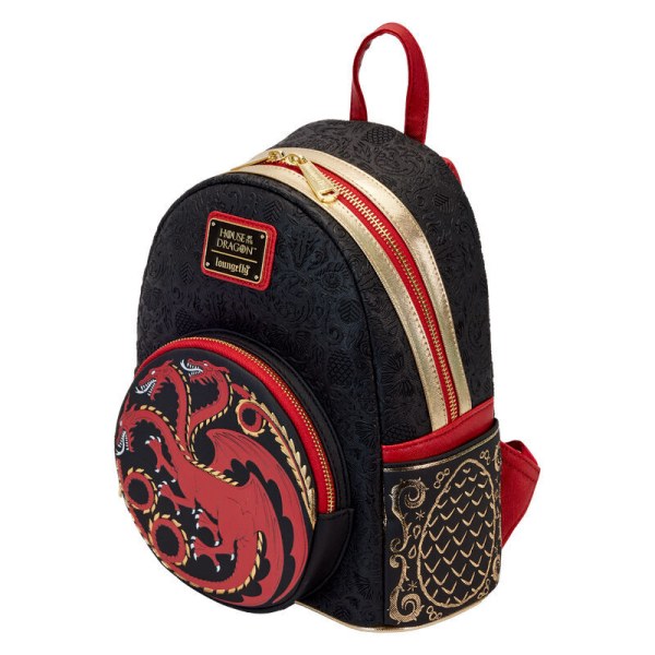 mochilas Loungefly Juego de Tronos Casa del Dragón Targaryen 26 cm