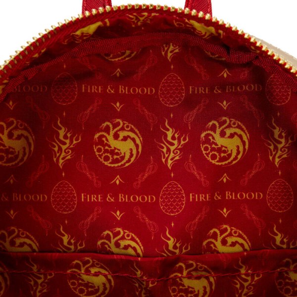 mochilas Loungefly Juego de Tronos Casa del Dragón Targaryen 26 cm