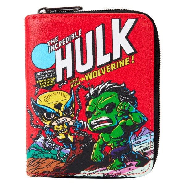 Cartera Loungefly Marvel Comic Action Wolverine 50.º aniversario
