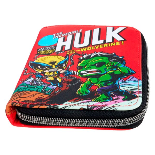 Cartera Loungefly Marvel Comic Action Wolverine 50.º aniversario