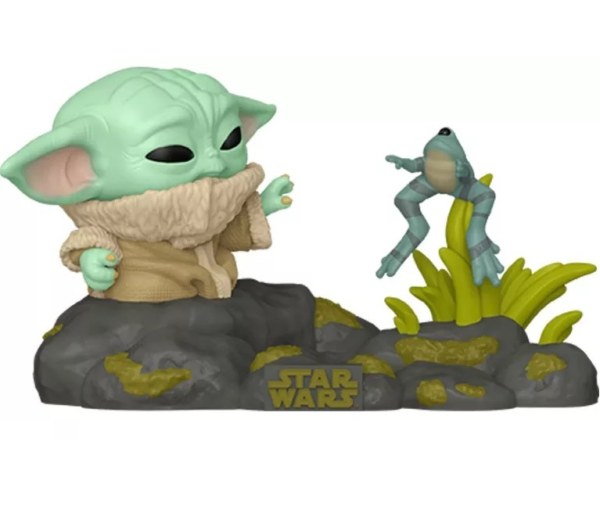 Star Wars Pop! 721 Deluxe Mandalorian S10 Din Grogu Frog de Star Wars