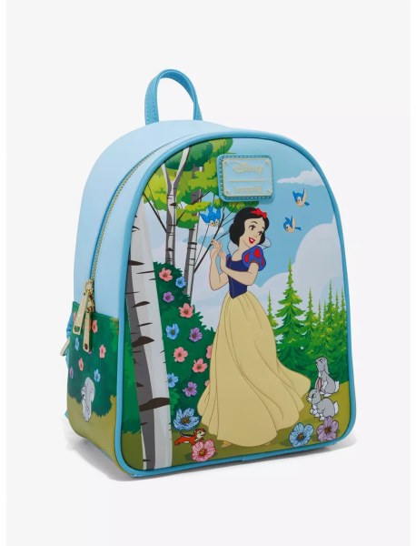 EXCLUSIVIDAD - Mini Mochila de Blanca Nieves con animales del bosque - DISNEY LOUNGEFLY