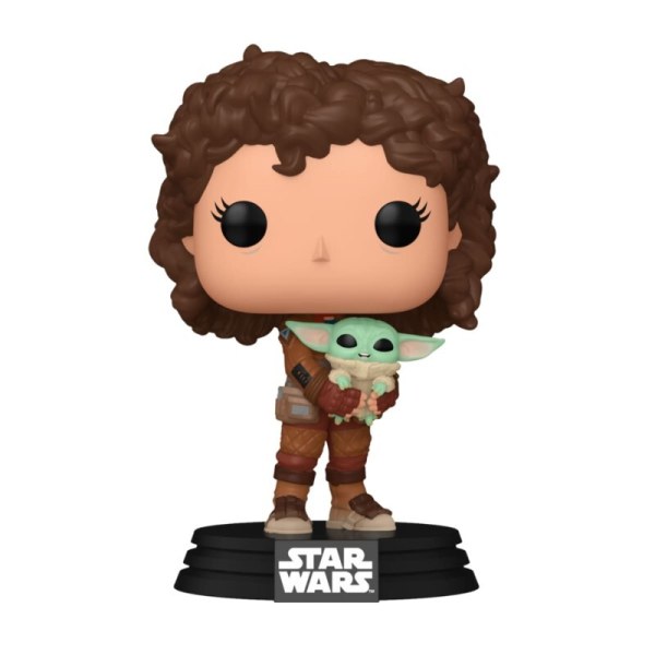 Figura de acción de Star Wars Mandalorian Pop! 665 S9 Peli Motto Grogu