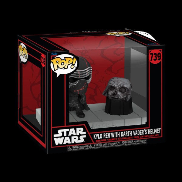 Máscara de Kylo Ren Vader de Star Wars Pop! 739 Deluxe Darkside