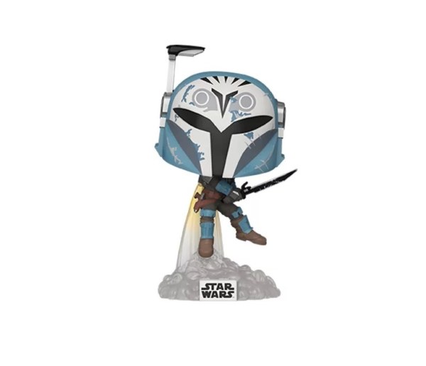 Star Wars Pop! 714 de Star Wars, Mandalorian S10, Bo-Katan, sable oscuro y mochila propulsora