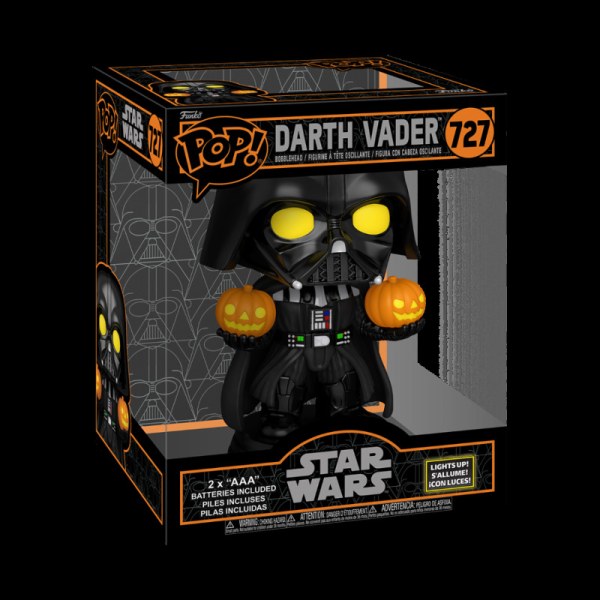 Figura de Darth Vader iluminada con efectos especiales de Star Wars Pop! 727