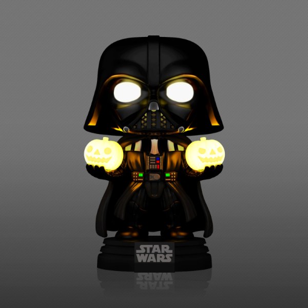 Figura de Darth Vader iluminada con efectos especiales de Star Wars Pop! 727