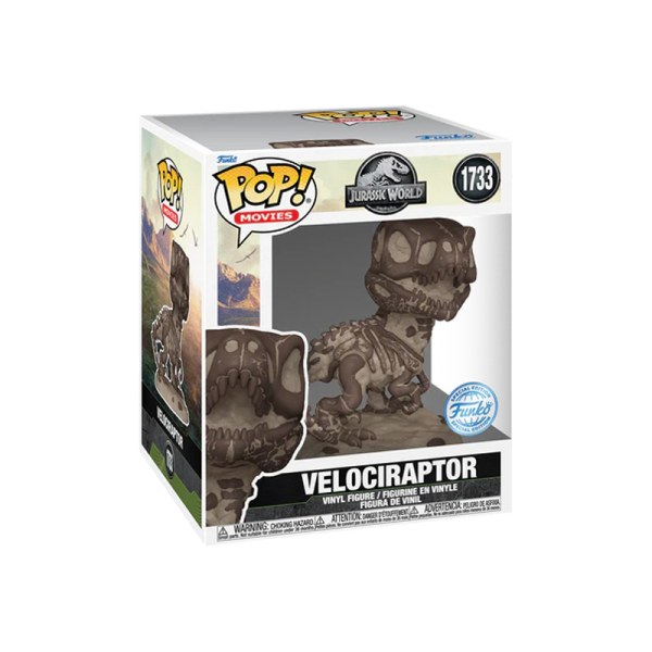 Fósil de Super Velociraptor de Jurassic Park Pop! 1733
